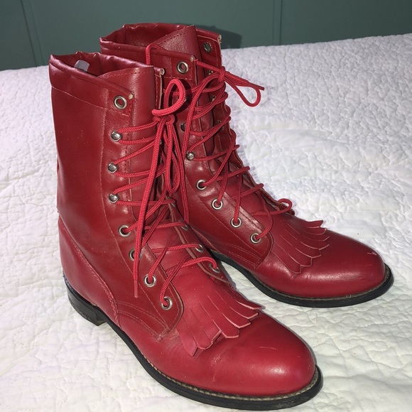 Roy Cooper Shoes - Vintage Roy Cooper Red Roper Boots Women’s size 5.5